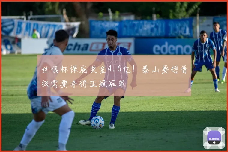 世俱杯保底奖金4.6亿！泰山要想晋级需要夺得亚冠冠军