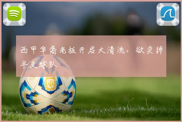 西甲华裔老板开启大清洗，欲卖掉半支球队